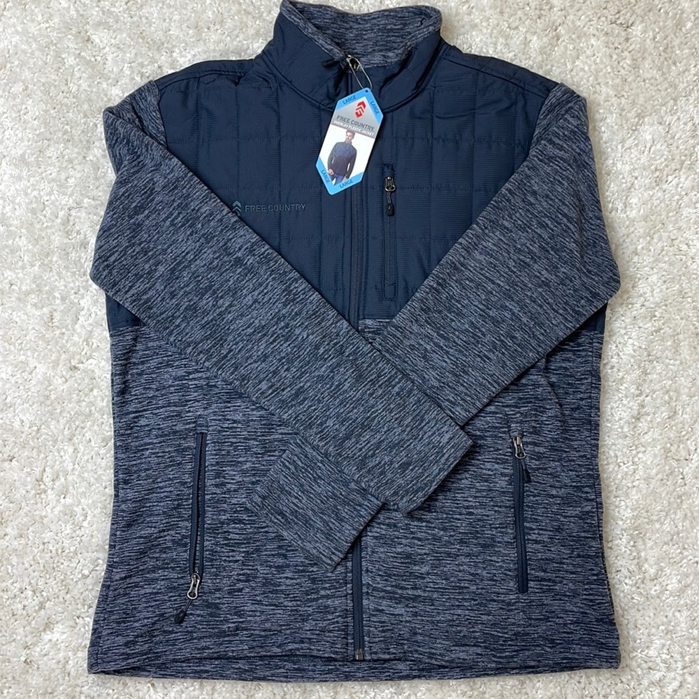 Free Country overlay fleece jacket.